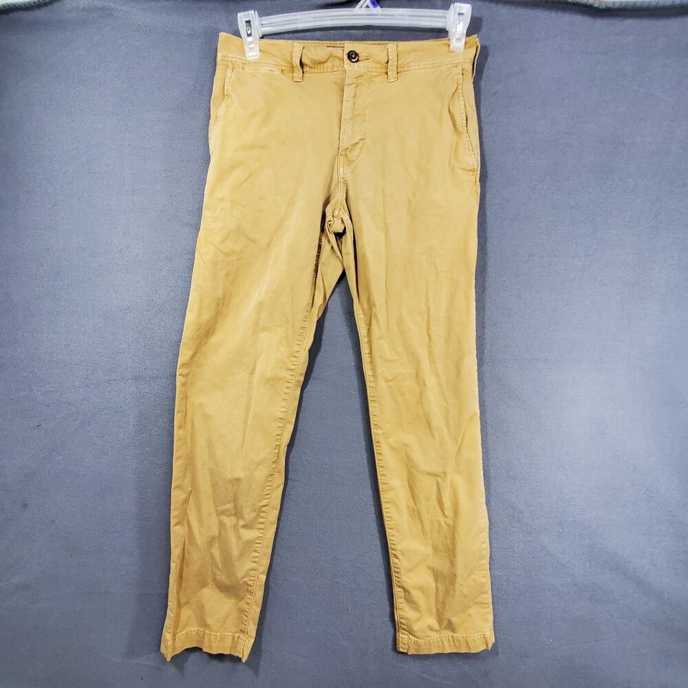 American Eagle Pants Next Level‎ Flex Mens Size 30x30 Brown Slim Straight